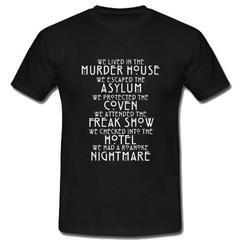 American Horror We Lived In The Murder House T-Shirt