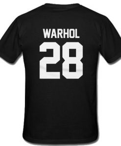 Andy Warhol 28 T-Shirt Back