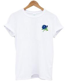 Blue rose T-shirt