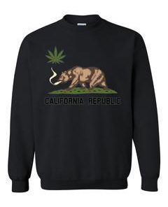California republic weed sweatshirt