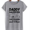 Daddy And Daughter Not Always Eye To Eye T-shirt