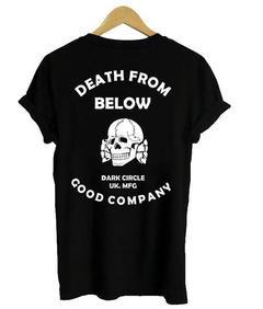 Death from below T-shirt back