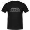 Feminism Definition T-shirt