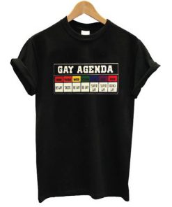 Gay Agenda Calendar T-shirt