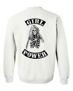 Girl Power Bomber sweatshirt back