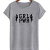 Girl Power Lightning Bolt T Shirt