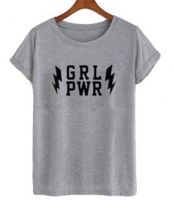 Girl Power Lightning Bolt T Shirt
