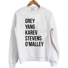 Grey Yang Karev Stevens O'Malley  sweatshirt