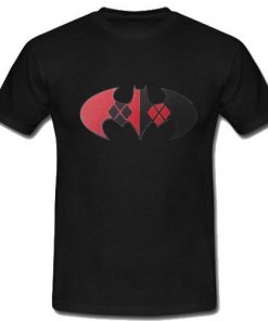 Harley Quinn Batman Logo T-Shirt