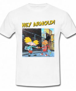 Junk Food Hey Arnold Handshake T-Shirt