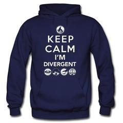 Keep Calm I'm Divergent Hoodie