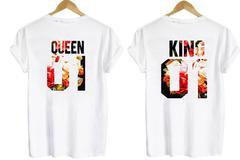 King And Queen T-Shirt Couple