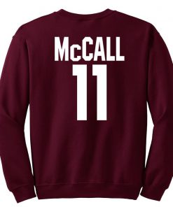 MCCALL 11 sweatshirt back