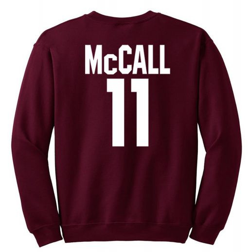 MCCALL 11 sweatshirt back
