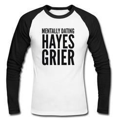 Mentally dating Hayes Grier raglan longsleeve