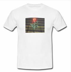 Neon Rose Graphic T-Shirt