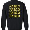 Pablo  sweatshirt back