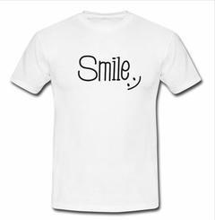 Smile font T-shirt