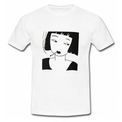 Smoking Girl T-Shirt