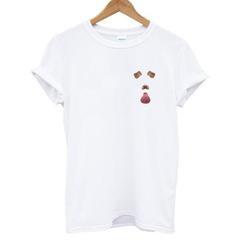 Snapchat dog filter T-shirt