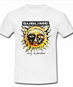 Sublime Sun Logo 40 oz to Freedom T Shirt