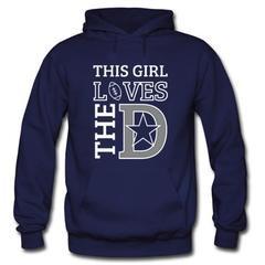 This Girl Loves The D Hoodie