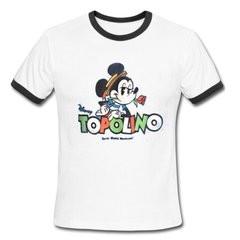 Topolino Mickey Mouse Ringer Shirt