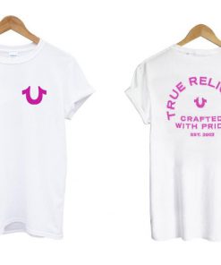 True Religion Crafted With Pride T-shirt Twoside