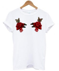 Two rose flower T-shirt