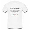 Wanderdino Definition T-Shirt