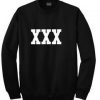 XXX sweatshirt