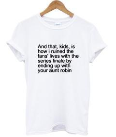and that kids T-shirt