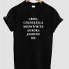 ariel cinderella T-shirt