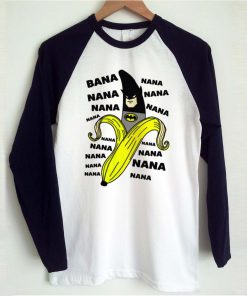 banana batman Raglan longsleeve