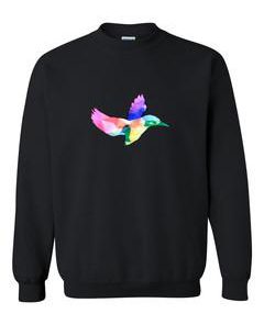 bird color sweatshirt