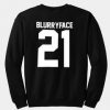 blurryface 21 sweatshirt back