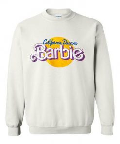 california dream barbie logo sweatshirt