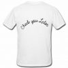 check you later T-shirt back