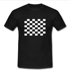 checkered T-shirt