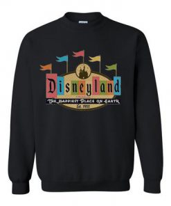 disneyland the happiest place on earth sweatshirt