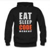 eat sleep code repeat hoodie