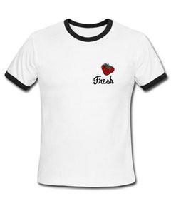 fresh strawberry Ringer Shirt