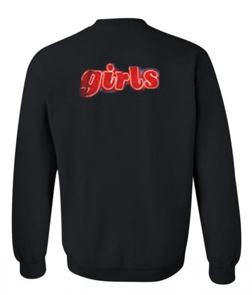 girls sweatshirt back