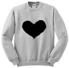 heart sweatshirt