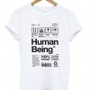 human being 100 organic T-shirt