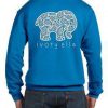 ivory ella elephant back sweatshirt