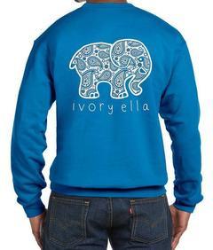 ivory ella elephant back sweatshirt