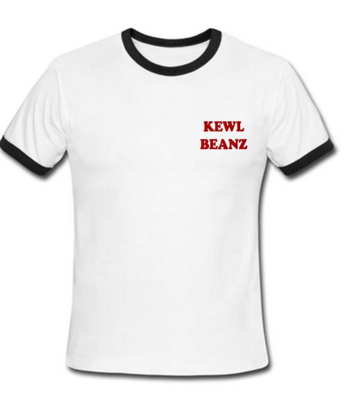 kewl beanz ringer  T-shirt