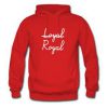 loyal royal hoodie