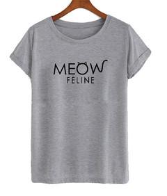 meow feline T-shirt